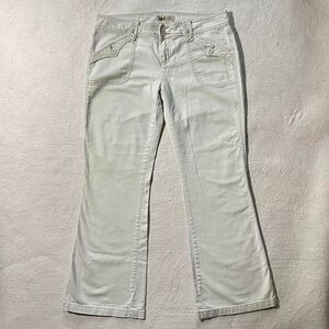 LEI Women's Size 15 Beige Flared Bootcut Jeans